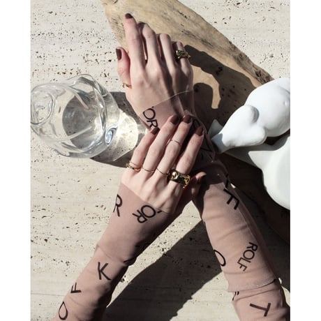 Aging chain cuff ring (1P)