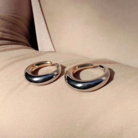 norme sleek earcuff ring  ＃12  (Mix/1P) / SV925＋Gold Plated