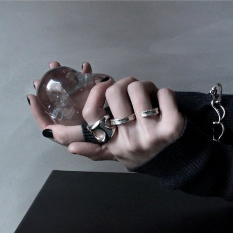Flower cell ring (gloss)