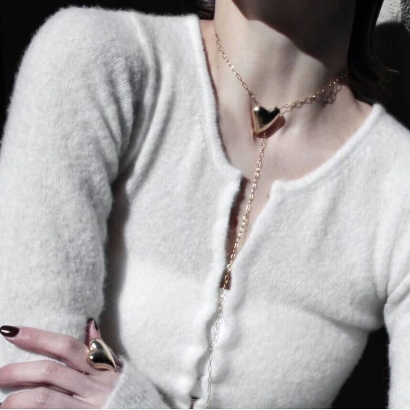 ソワリー ハートネックレス Heart necklace【limited edition color】 | Soierie