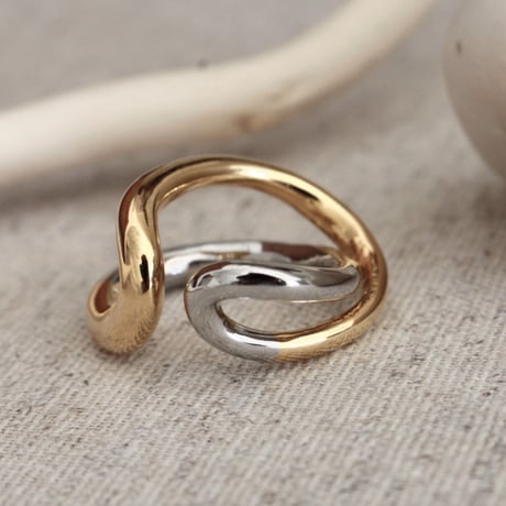 Connect loop earcuff ring (mix color)
