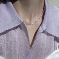 norme standard clear necklace [Unisex line] / SV925