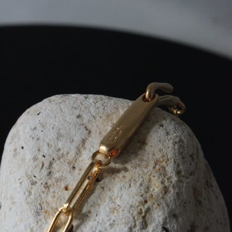 norme dew long frame necklace / SV925＋Gold Plated