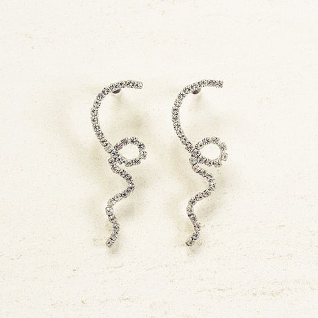 Organic bijou circle pierce (2P)