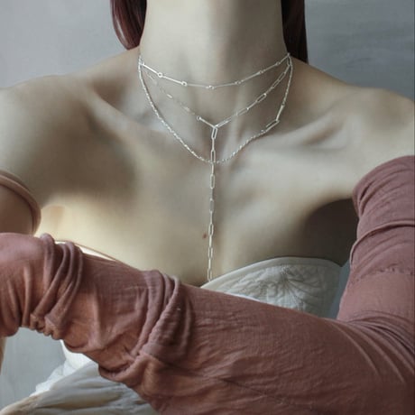 norme dew snake necklace / SV925