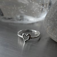 norme open heart mini ring / SV925