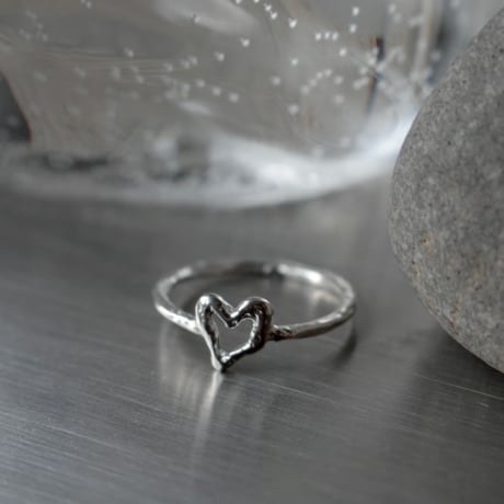 norme open heart mini ring / SV925