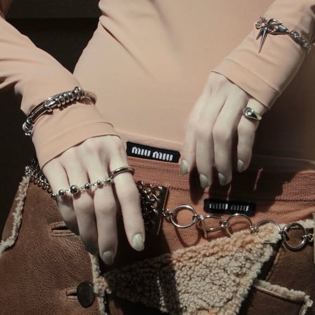 Dark metal bracelet