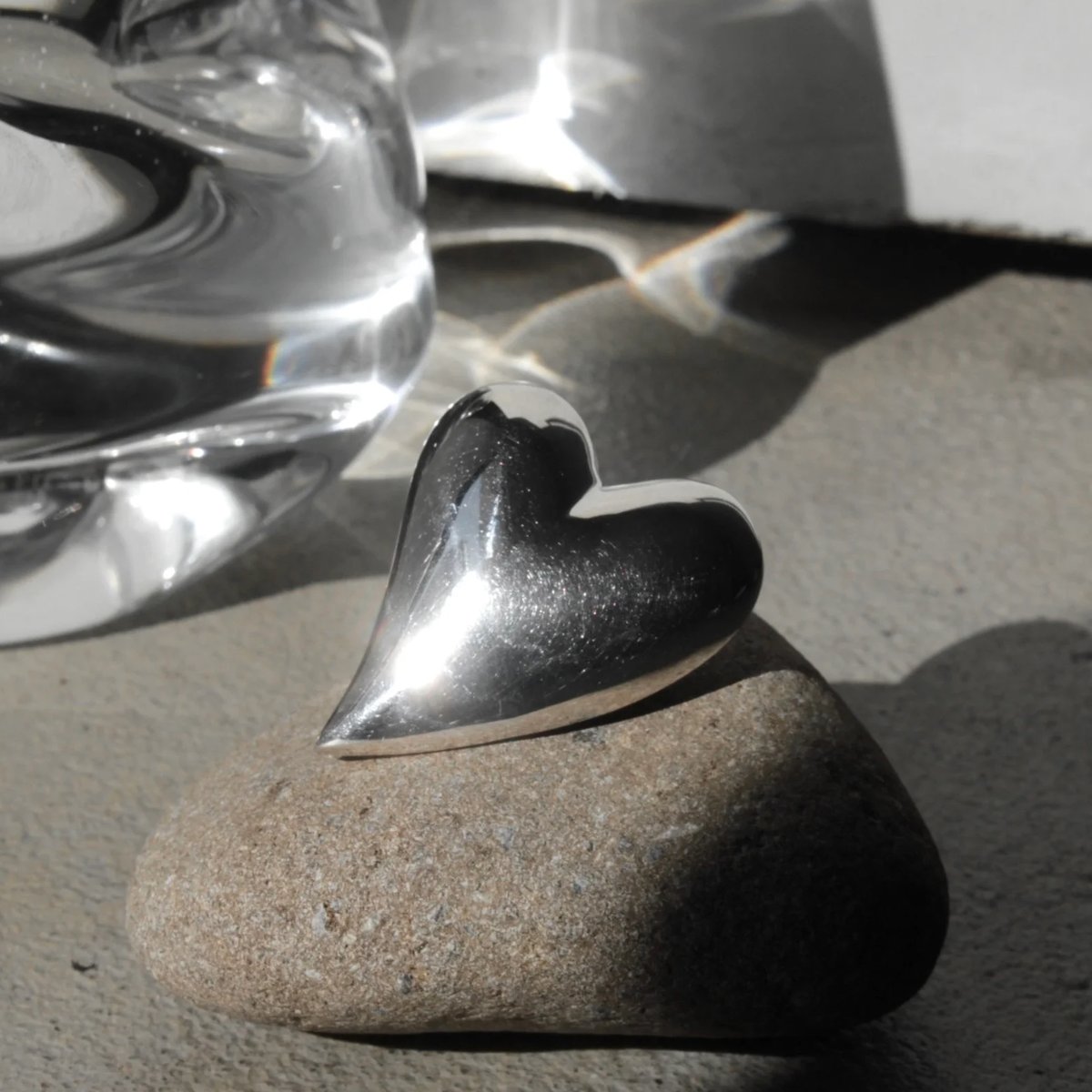 Heart brooch / Silver 【Silver product】 | Soieri