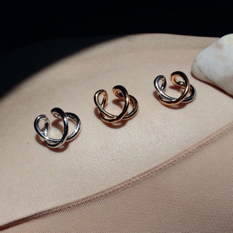 Connect loop earcuff ring (mix color)