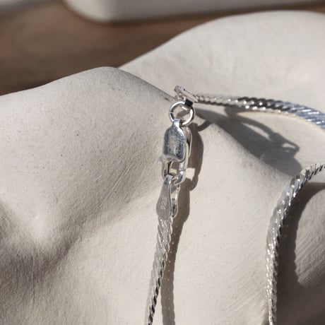 norme flat snake  bracelet / SV925