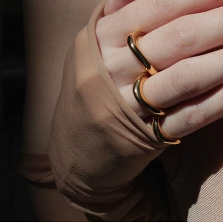 norme earcuff ring (1P)＃12 / SV925＋Gold Plated