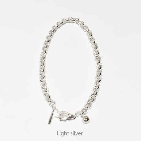 Collar necklace / Light silver