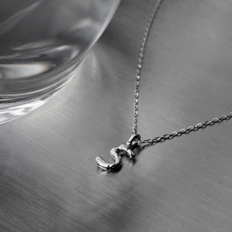 norme numbering mini necklace / SV925