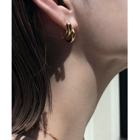norme first metal pierce / SV925＋Gold Plated