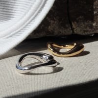 Clarity earcuff ring (one color)