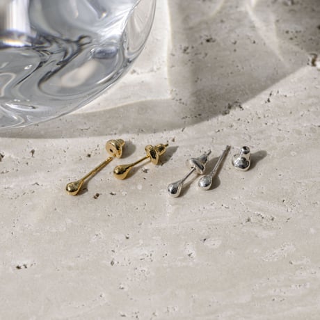 norme drop tiny pierce / SV925＋Gold Plated