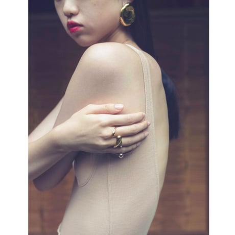 Moist plate earing / Gold