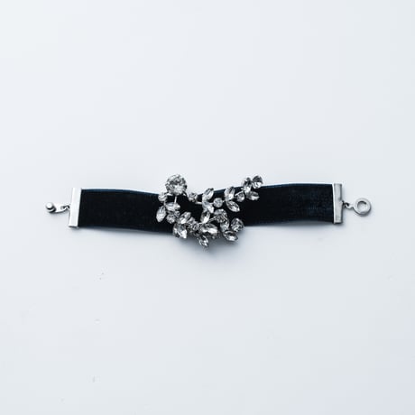 Velour bracelet (Forest motif)