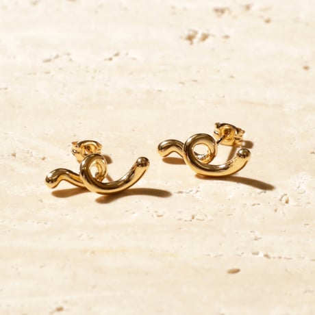 norme pulse pierce / SV925＋Gold Plated