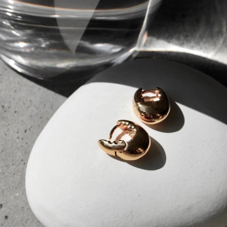 norme true circle pierce / SV925＋Gold Plated