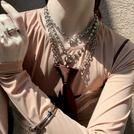 Dark metal necklace