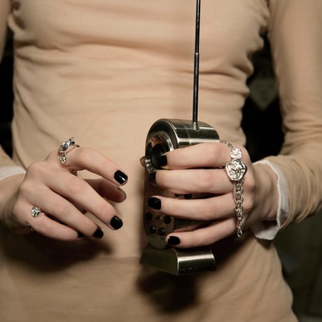 Rose pinky ring