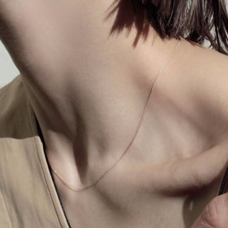 norme necklace (Slim) / K10