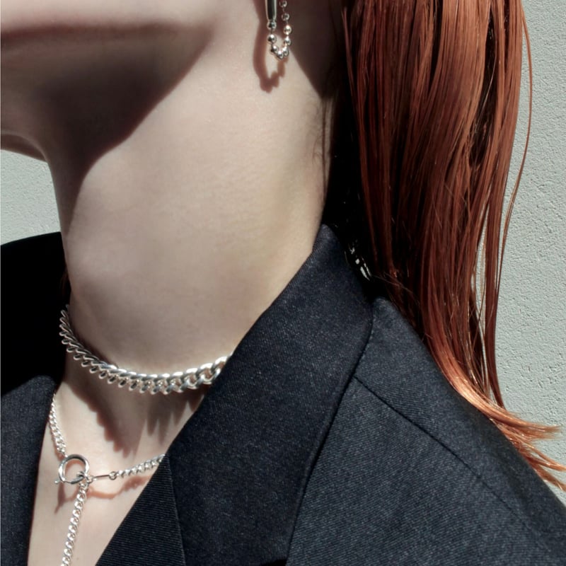 Utility necklace (2P) [Unisex line] | Soierie O