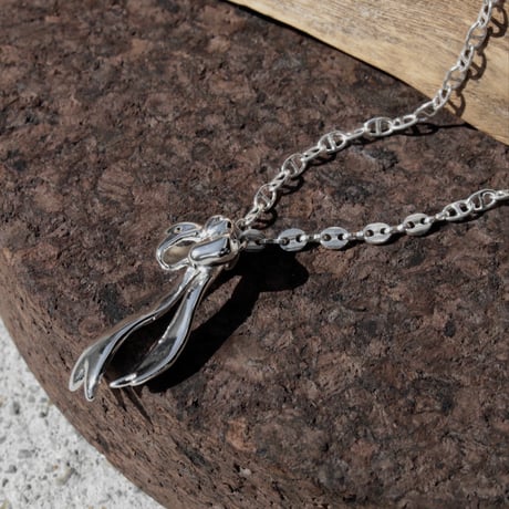 Ribbon small necklace