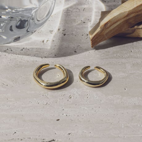 norme earcuff ring (1P) ＃9 / SV925＋Gold Plated