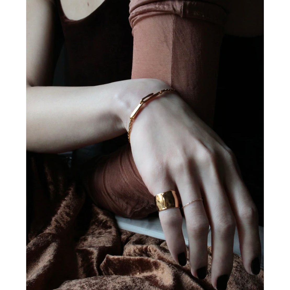 norme dew snake bracelet / Gold | Soierie WEB S