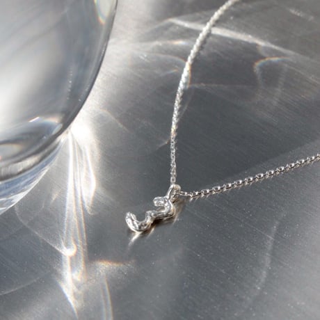 norme numbering mini necklace / SV925