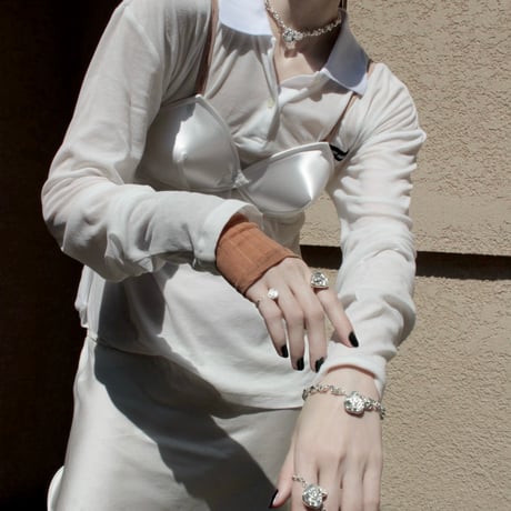 Rose cuff ring