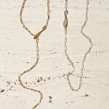 Lead rope necklace
