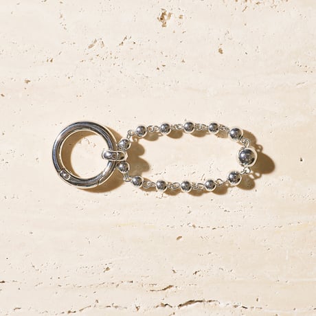 Metal ball carabiner ring