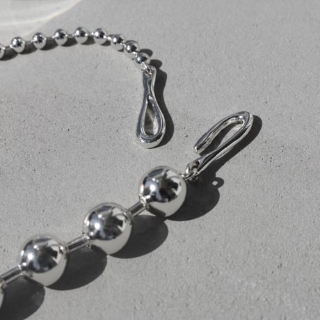 Ball chain hook bracelet [Unisex line]