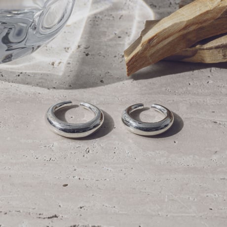 norme sleek earcuff ring (1P) #12 / SV925