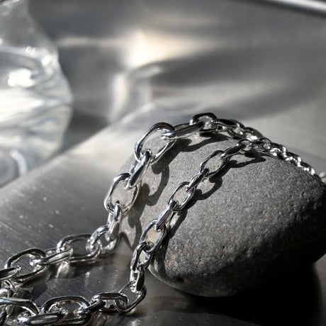 Key motif padlock necklace