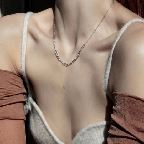 norme dew long frame necklace / SV925