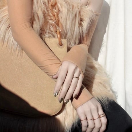 norme diamond ring / SV925＋Gold Plated