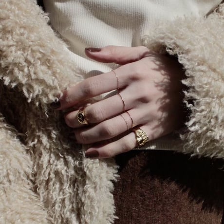 Aging pinky cuff ring (1P)