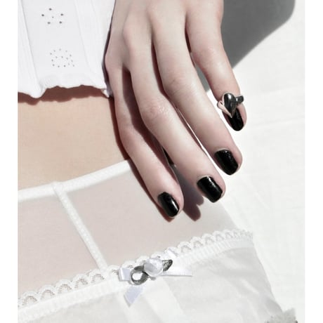 Heart mini cuff / Silver【Silver 925 product】