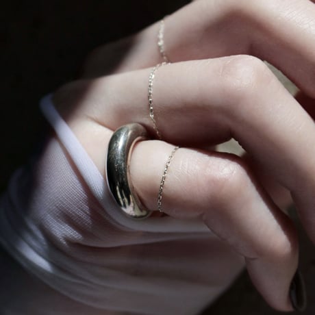 norme sleek earcuff ring (1P) #4 / SV925