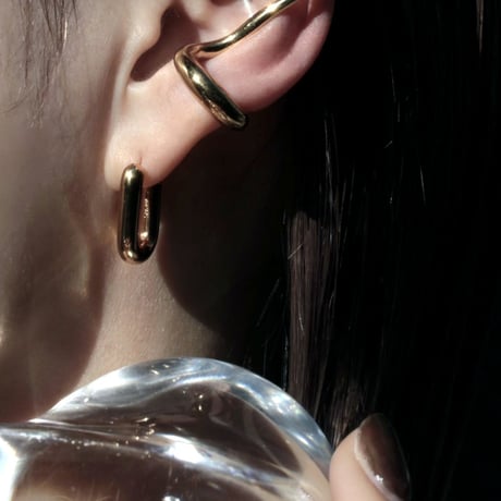 norme standard clear pierce / SV925＋Gold Plated