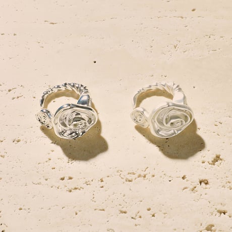 Rose cuff ring