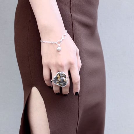 Simple silver bracelet［Limited］