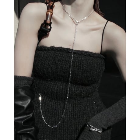 Lead rope necklace