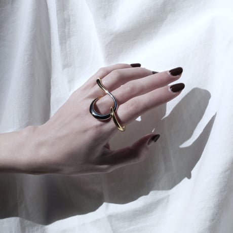 Connect eight loop ring (large/2P) (mix color)