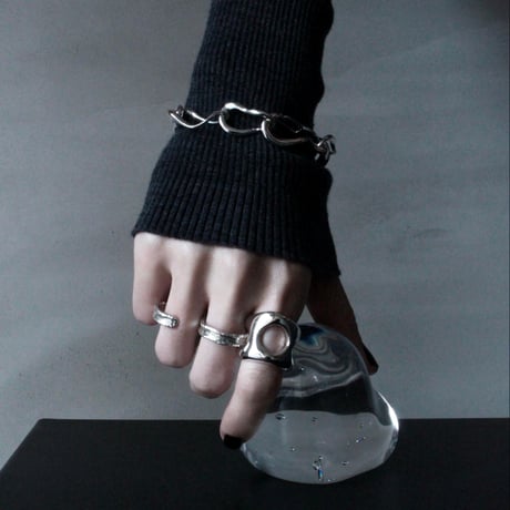 Flower cell ring (gloss)